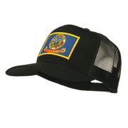 Idaho State Flag Patched Mesh Cap