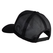 Combat Infantryman Patched Solid Cotton Twill Mesh Prostyle Cap - Black OSFM