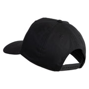 USS Iowa BB 61 Blue Patched Solid Cotton Twill 5 Panel Prostyle Snap Cap - Black OSFM