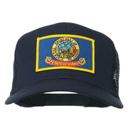 Idaho State Flag Patched Mesh Cap