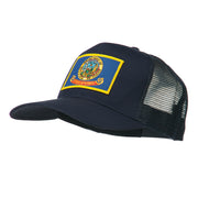 Idaho State Flag Patched Mesh Cap