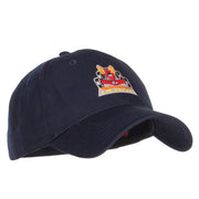 Derby Race Fire Patched Cotton Cap