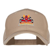 Derby Race Fire Patched Cotton Cap