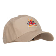 Derby Race Fire Patched Cotton Cap