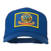 Idaho State Flag Patched Mesh Cap