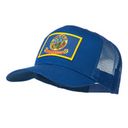 Idaho State Flag Patched Mesh Cap