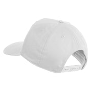 USS Iowa BB 61 Blue Patched Solid Cotton Twill 5 Panel Prostyle Snap Cap - White OSFM