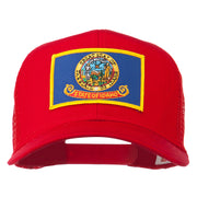 Idaho State Flag Patched Mesh Cap