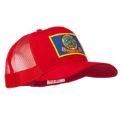 Idaho State Flag Patched Mesh Cap