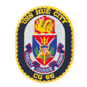 USS CG DDG Twisted Rope Military Patches