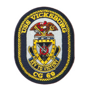 USS CG DDG Twisted Rope Military Patches