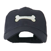 Dog Bone Shape Embroidered Cap