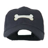 Dog Bone Shape Embroidered Cap