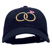 Dual Rings Embroidered Low Profile Dyed Cotton Twill Cap