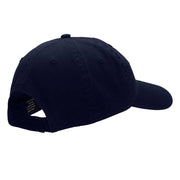 Dual Rings Embroidered Low Profile Dyed Cotton Twill Cap