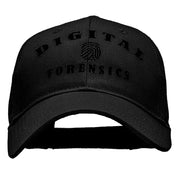 Digital Forensics Embroidered Solid Cotton Twill Strap Cap