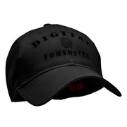 Digital Forensics Embroidered Solid Cotton Twill Strap Cap