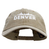 Denver City Skyline Twill Premium Pigment Dyed Cap - Khaki OSFM