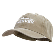 Denver City Skyline Twill Premium Pigment Dyed Cap - Khaki OSFM