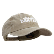 Denver City Skyline Twill Premium Pigment Dyed Cap - Khaki OSFM