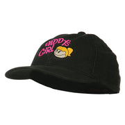 Daddy's Girl Embroidered Youth Flexfit Garment Washed Cap