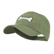 Dog Bone Shape Embroidered Cap