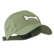 Dog Bone Shape Embroidered Cap