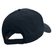 Food Pretzel Icon Embroidered Solid Cotton Twill Low Profile Cap