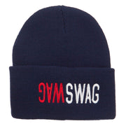 SWAG SWAG Embroidered Long Beanie