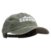 Denver City Skyline Twill Premium Pigment Dyed Cap - Olive OSFM