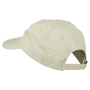 Deer Hunting Silhouette Embroidered Washed Cotton Cap