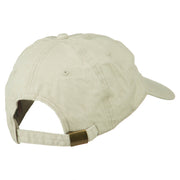 Deer Hunting Silhouette Embroidered Washed Cotton Cap