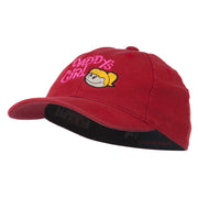 Daddy's Girl Embroidered Youth Flexfit Garment Washed Cap