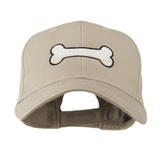 Dog Bone Shape Embroidered Cap