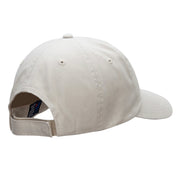 Dual Rings Embroidered Low Profile Dyed Cotton Twill Cap