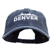 Denver City Skyline Twill Premium Pigment Dyed Cap - Navy OSFM