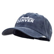 Denver City Skyline Twill Premium Pigment Dyed Cap - Navy OSFM