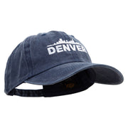 Denver City Skyline Twill Premium Pigment Dyed Cap - Navy OSFM