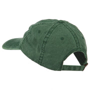 Deer Hunting Silhouette Embroidered Washed Cotton Cap