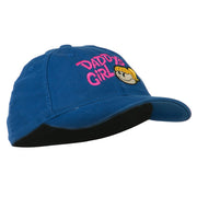 Daddy's Girl Embroidered Youth Flexfit Garment Washed Cap