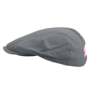 Great Job Embroidered Men's Linen Ivy Cap - Slate S-M