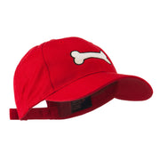 Dog Bone Shape Embroidered Cap