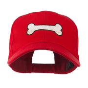 Dog Bone Shape Embroidered Cap