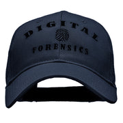 Digital Forensics Embroidered Solid Cotton Twill Strap Cap