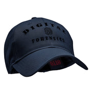 Digital Forensics Embroidered Solid Cotton Twill Strap Cap