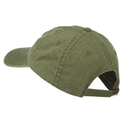 Deer Hunting Silhouette Embroidered Washed Cotton Cap