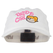 Daddy's Girl Embroidered Youth Flexfit Garment Washed Cap