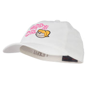 Daddy's Girl Embroidered Youth Flexfit Garment Washed Cap