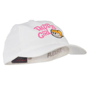 Daddy's Girl Embroidered Youth Flexfit Garment Washed Cap