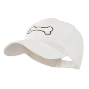 Dog Bone Shape Embroidered Cap